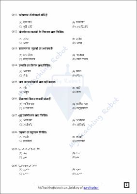 AMU Class 9 Test Series - 2