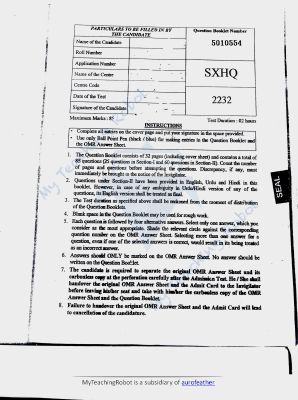 AMU Class - 6 Question - 2023