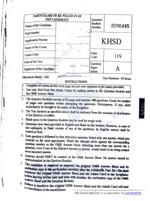 AMU Class 11 (Science) & Diploma in Engineering Que and Ans- 2020