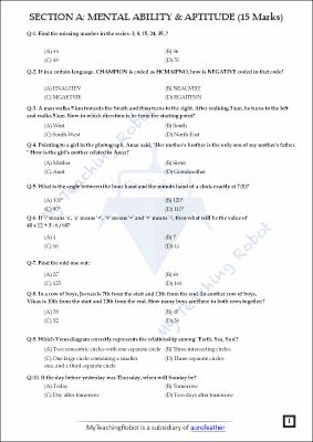 CM SHRI CLASS 11 Science (Test Series - 3)
