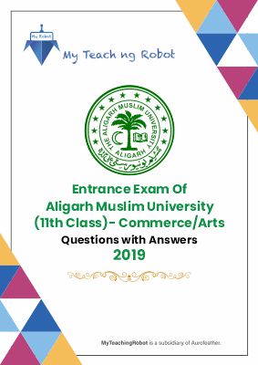 AMU Class 11 Arts (Q & A) - 2019