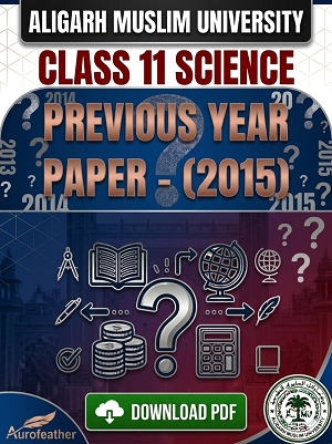 AMU Class 11 (Science) - 2015