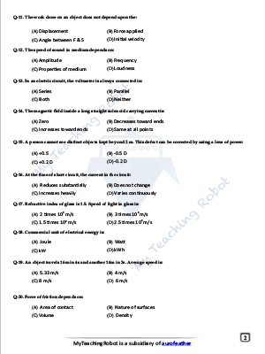 JMI Class 11 Science TestSeries-1