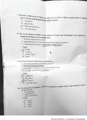 JMI RCA Previous Year paper - 2018