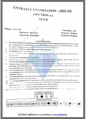 JMI RCA Previous Year paper - 2022