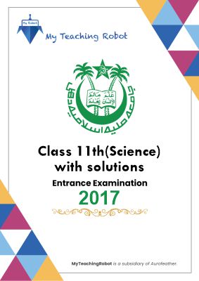 JMI Class 11 (Science) - 2017
Question with Complete solution