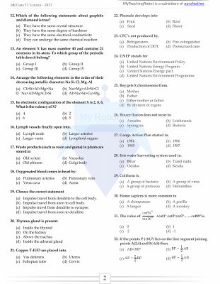 JMI Class 11 (Science) - 2017
Question with Complete solution