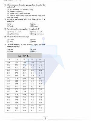 JMI Class 6 - 2017 (Question with Answer)