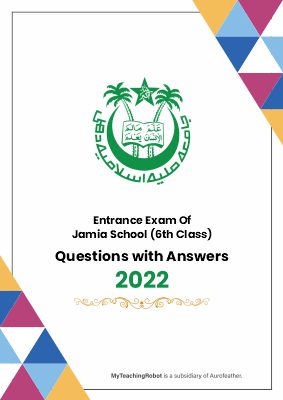 JMI Class 6 - 2022 (Question with Answer)