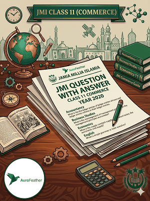 JMI Class 11 (Commerce) - 2020 (Question with Answer)