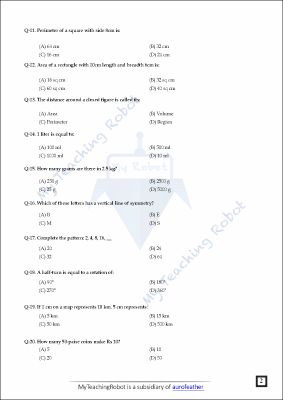 CM SHRI CLASS 6 (Test Series - 1)