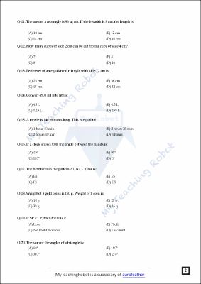CM SHRI CLASS 6 (Test Series - 4)