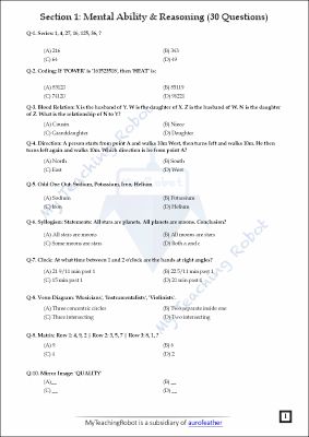 CM SHRI CLASS 9 (Test Series - 3)